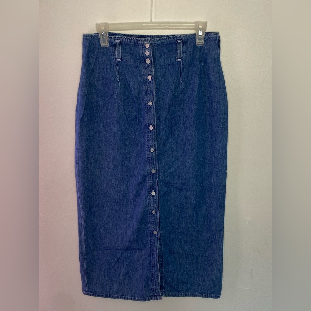 Vintage Hunt Club High Waisted Denim Skirt - Size 12